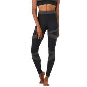 ALO Yoga level up leggings high waisted black/anthracite size S​​